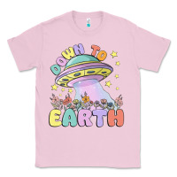 Bubblegum Pink down to earth Classic Tee - MaliasSmallBusiness