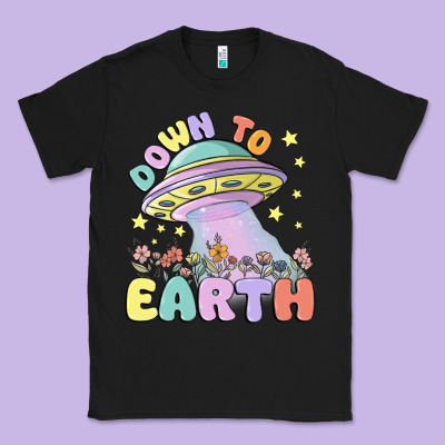 Down To Earth Classic Tee Designed By Maliassmallbusiness