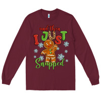 Burgundy and then i just snnaped Long Sleeve Tee - MaliasSmallBusiness