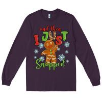 Plum and then i just snnaped Long Sleeve Tee - MaliasSmallBusiness