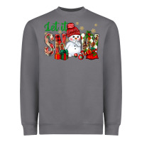Storm let it snow with snowman Heavyweight Sweatshirt - NancyCooperArtShop