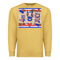 Antique Gold 4 th of july Premium Sweatshirt - TumblerDesignByShophia