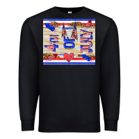 Black 4 th of july Premium Sweatshirt - TumblerDesignByShophia