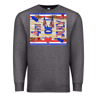 Charcoal Heather 4 th of july Premium Sweatshirt - TumblerDesignByShophia