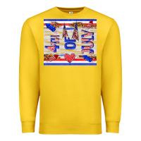 Lemon 4 th of july Premium Sweatshirt - TumblerDesignByShophia