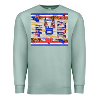 Seafoam 4 th of july Premium Sweatshirt - TumblerDesignByShophia