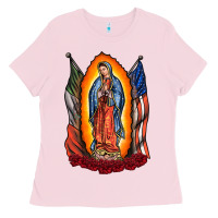 Bubblegum Pink our lady Ladies Tee - RacoonDesign
