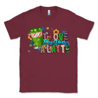 Burgundy LIve Christmas Latte Classic Tee - CowhideDigitalArt