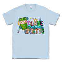 Dusty Blue LIve Christmas Latte Classic Tee - CowhideDigitalArt