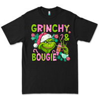 Black christmas characters and bougie Premium Tee - AdoDesignShop