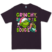 Plum christmas characters and bougie Premium Tee - AdoDesignShop