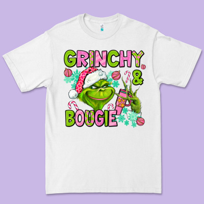 Christmas Characters And Bougie Premium Tee Designed By Adodesignshop