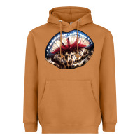Meerkat American lip leopard 4th of july Heavyweight Hoodie - HowdyJamesFarm