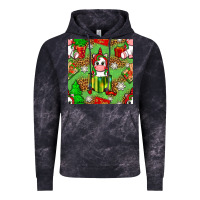 Cloud Black Christmas unicorn and gift box Vintage Hoodie - NancyCooperArtShop