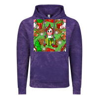 Cloud Purple Christmas unicorn and gift box Vintage Hoodie - NancyCooperArtShop