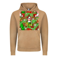 Vintage Camel Christmas unicorn and gift box Vintage Hoodie - NancyCooperArtShop
