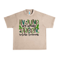 French Oak in june we wear green scoliosis awareness Urban Heavy Tee - MaliasSmallBusiness