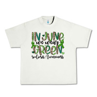 Pistachio in june we wear green scoliosis awareness Urban Heavy Tee - MaliasSmallBusiness
