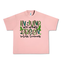 Salmon in june we wear green scoliosis awareness Urban Heavy Tee - MaliasSmallBusiness