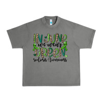 Tornado in june we wear green scoliosis awareness Urban Heavy Tee - MaliasSmallBusiness