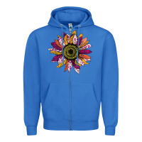 True Royal Sunflower Zipper Hoodie - Bettercallsaul