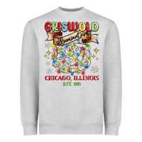 Heather Grey griswold illumination Heavyweight Sweatshirt - MaliasSmallBusiness