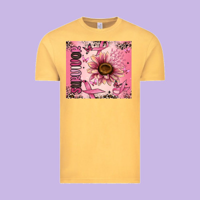 Breast Cancer Survivor Vintage Tee Designed By Maliassmallbusiness