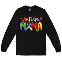 Black autism mama Long Sleeve Tee - MaliasSmallBusiness
