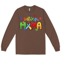 Chestnut autism mama Long Sleeve Tee - MaliasSmallBusiness