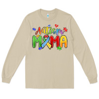 Mushroom autism mama Long Sleeve Tee - MaliasSmallBusiness