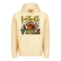 Pina Colada Football vibes yellow and green team color Premium Hoodie - HowdyJamesFarm