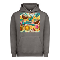 Sweet Summer Coffee Cups With Colorful Leopard And Sea Stars Seamless  Urban Hoodie | Teevron
