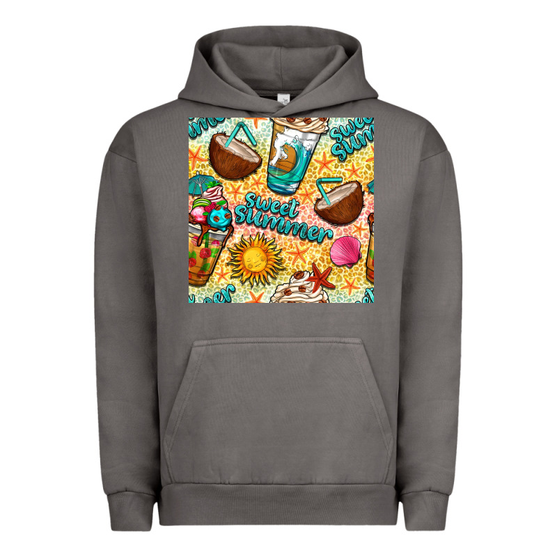 Sweet Summer Coffee Cups With Colorful Leopard And Sea Stars Seamless  Urban Hoodie by BundleAndBundleShop | Teevron