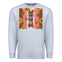Heather Grey skull mom sunflowers Premium Sweatshirt - TumblerDesignByShophia
