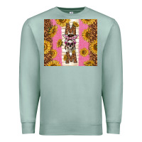 Seafoam skull mom sunflowers Premium Sweatshirt - TumblerDesignByShophia