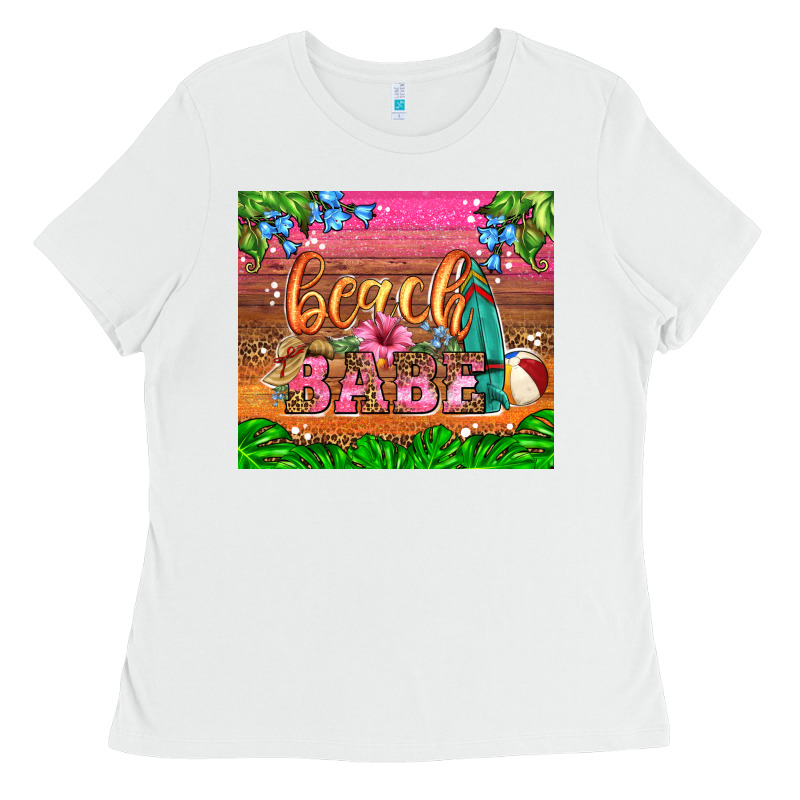 Beach Babe Ladies Tee by HRA Design Shop | Teevron