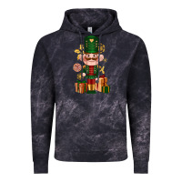 Cloud Black Christmas Nutcracker Vintage Hoodie - NancyCooperArtShop
