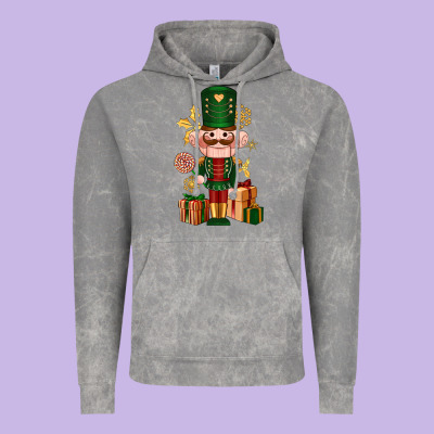 Christmas Nutcracker Vintage Hoodie Designed By Nancycooperartshop