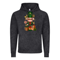 Vintage Black Christmas Nutcracker Vintage Hoodie - NancyCooperArtShop