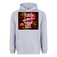 Heather Grey flower girl Heavyweight Hoodie - TumblerDesignByShophia