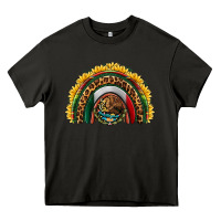 Asphalt mexico sunflower rainbow Heavy Core Tee - HRA Design Shop