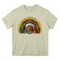Mossy mexico sunflower rainbow Heavy Core Tee - HRA Design Shop