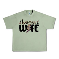 Oil Green lineman wife Urban Heavy Tee - MaliasSmallBusiness
