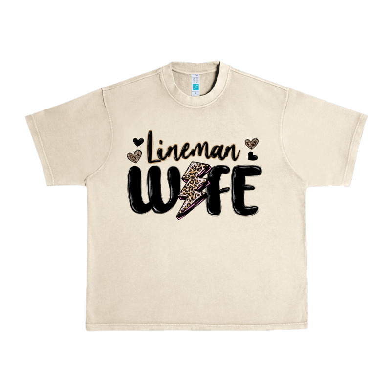 Lineman Wife Urban Heavy Tee by MaliasSmallBusiness | Teevron