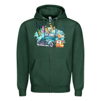 Sports Green Happy Fall YALL Pumpkin Truck Shirt Zipper Hoodie - Bettercallsaul