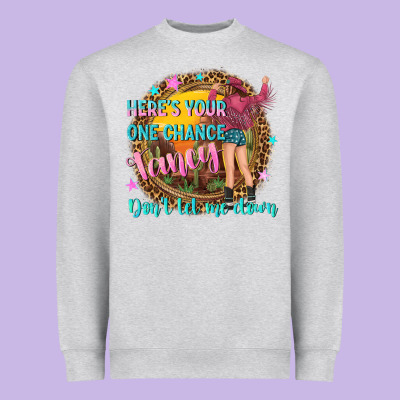 Heres Your One Chance Fancy Heavyweight Sweatshirt Designed By Nancycooperartshop