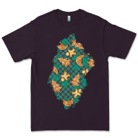 Plum christmas gingerbread cookies patch Premium Tee - BundleAndBundleShop