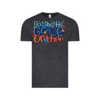 Vintage Black god shed his grace on the thee Vintage Tee - MaliasSmallBusiness