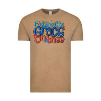 Vintage Coffee god shed his grace on the thee Vintage Tee - MaliasSmallBusiness