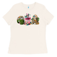 Bone mexican day of the dead coffee cups Ladies Tee - FaDigitalArtStudio